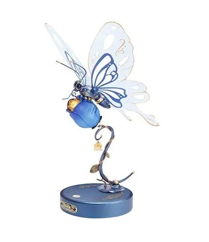 Robotime Niebieski mechaniczny motyl