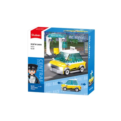 Sluban Metropolis M38-B1260A Żółta Taksówka