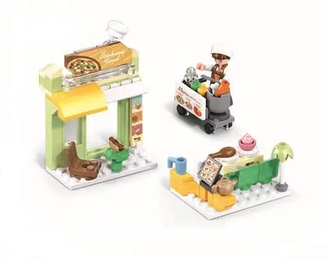 Sluban Metropolis M38-B1265B Fast Food