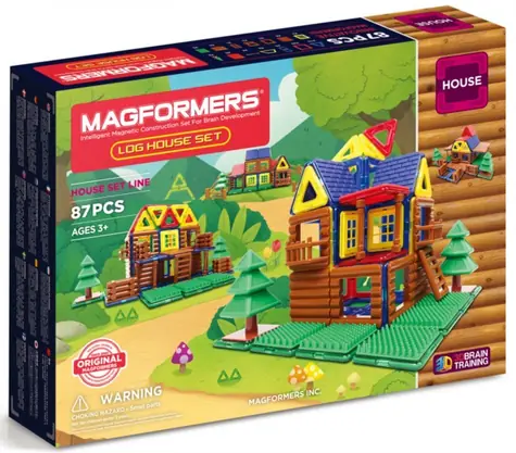 MAGFORMERS Chatka leśna 87 elementów