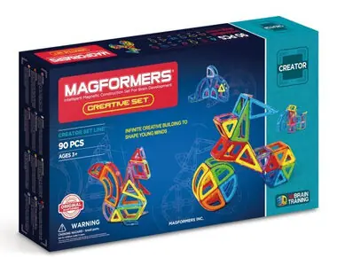 Zestaw Creative MAGFORMERS 90 elementów