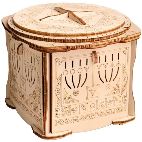 EscapeWelt Drewniana układanka Secret Lock Box / Poziom trudności: średni / od 14 lat