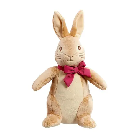 Pluszowy króliczek tęczowy Flopsy z kokardą duży / 0+