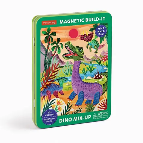 Mudpuppy Magnetic Dino Mix- UP Building Kit 40 sztuk / od 4 lat