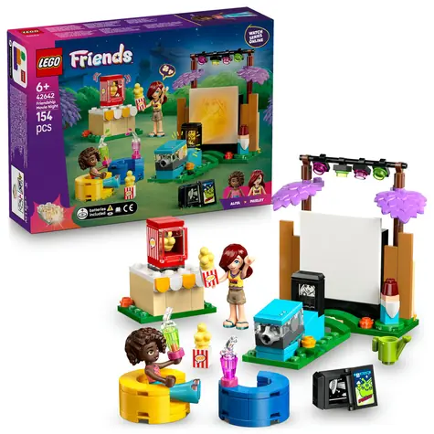 LEGO® Friends 42642 Noc filmowa z przyjaciółmi / Liczba elementów: 154 / od 6 lat