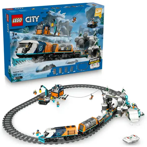 LEGO® City 60470 Arktyczny Eksplorator Polarny Ekspres / Liczba elementów: 1517 / od 7 lat
