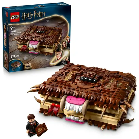 LEGO® Harry Potter™ 76449 The Biting Book Monstery Monsterarium / Liczba elementów: 518 / od 9 lat