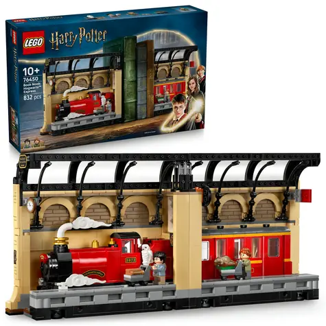 LEGO® Harry Potter™ 76450 Podpórka do książek: Ekspres Hogwart / Liczba elementów: 832 / od 10 lat