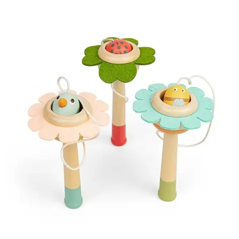 Bigjigs Toys Ball Catcher / Kwiatek z piłką Ptak / od 3 lat
