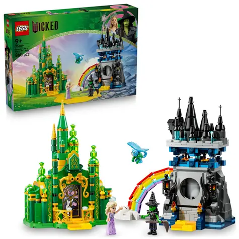 LEGO® Wicked 75689 Szmaragdowe Miasto i Zamek Kiamo Ko / Liczba elementów: 860 / od 9 lat