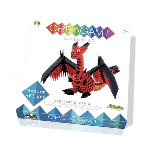 Piatnik Creagami M Dragon / zestaw kreatywny / od 7 lat
