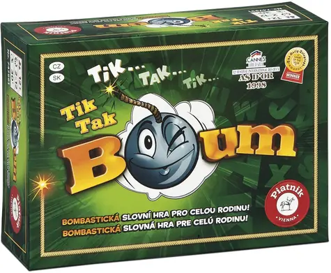 Piatnik Tik tak bum / Liczba graczy: 2-12 / Czas gry: 15-20 minut / od 12 lat