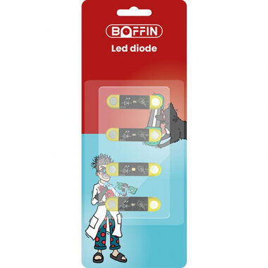 Bez opakowania - Boffin Magnetic - diody LED / zestaw rozszerzeń / 12 diod LED / 4 kolory / bez opakowania