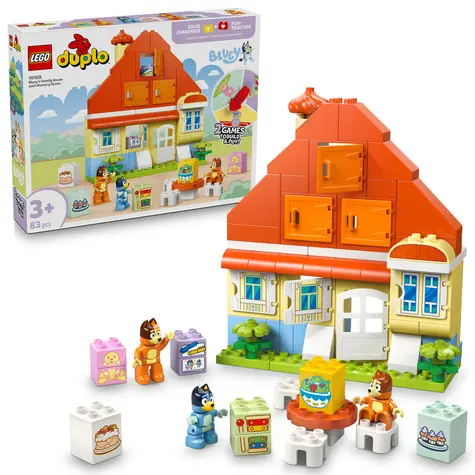 LEGO® DUPLO® 10459 Dom Bluey i gra pamięciowa / Liczba elementów: 83 / od 3 lat