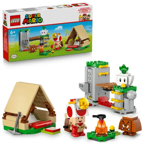 LEGO® Super Mario™ 72040 Kapitan Ropucha i jego obóz / Liczba elementów: 159 / od 6 lat