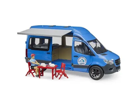 Bruder MB Sprinter Camper z kierowcą i akcesoriami / od 4 lat
