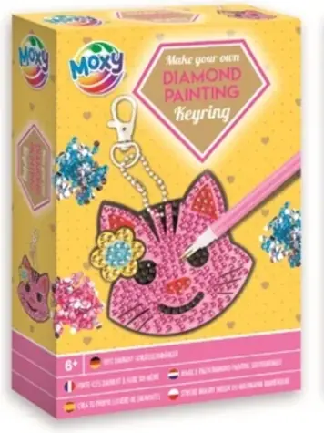 GRAFIX Wisiorek diamentowy do malowania Kot / od 6 lat