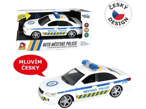 MaDe 07513 - Samochód policyjny w CZ z Czechy głosem