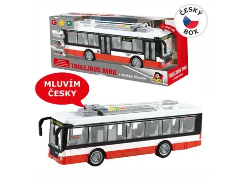 MaDe 08517 - Trolejbus z głosem Czechy , 7 x 10 x 28 cm