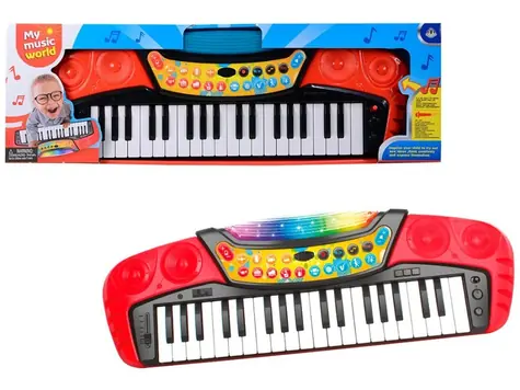 MaDe 07990 - Pianino elektroniczne 37 klawiszy, 17x53x5cm