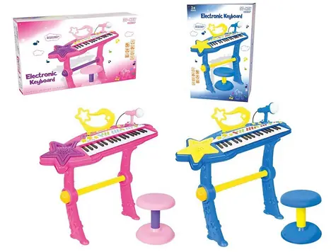 MaDe 10914 - Pianino elektroniczne, 37 klawiszy, z mikrofonem