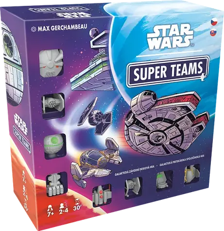 Asmodee Star Wars Super Teams / Czas trwania gry 30 minut / Liczba graczy 2 - 4 / od 7 lat