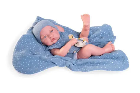 Antonio Juan 80219 SWEET REBORN NACIDO - realistyczna lalka niemowlęca z pełnym winylowym ciałem - 42 cm / od 14 lat