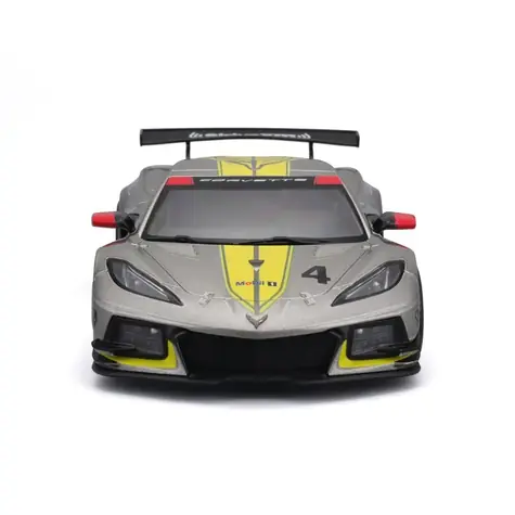 Bburago Racing - 2020 Chevrolet Corvette - C8R #4 Żółty / skala 1:24