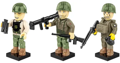 Cobi 2058 3 figurki z akcesoriami D-DAY, 33 tys.