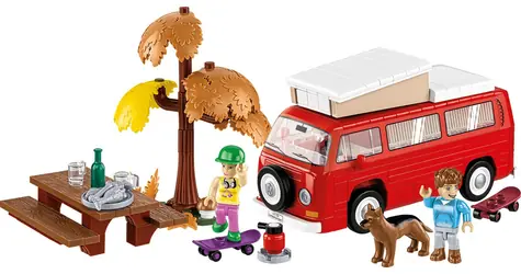 Cobi 24616 Volkswagen T2a Camper, 1:35, 272 KM, 3 f