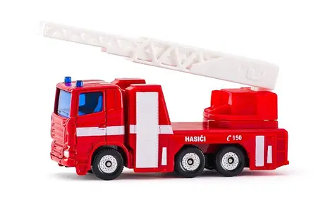 Siku wersja Czechy - wóz strażacki z wysuwaną drabiną