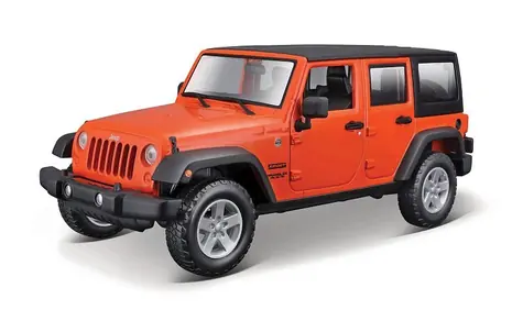 Maisto - 2015 Jeep Wrangler Unlimited, metaliczny pomarańczowy, 1:24