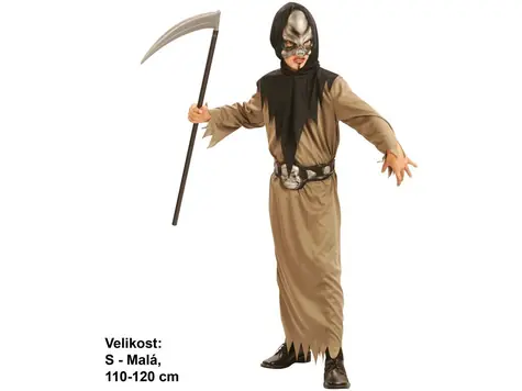 MaDe 33837 - Kostium karnawałowy - Smrtka 110 - 120 cm