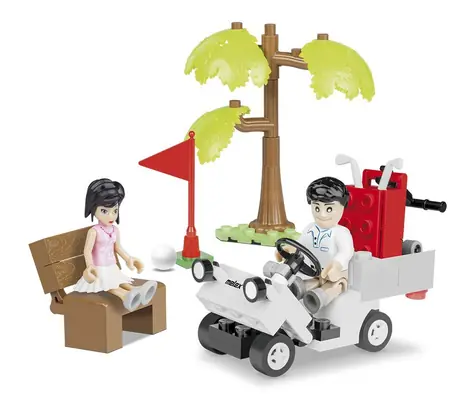 Cobi 24554 Wózek GOLF MELEX / 94 kostki / 2 figurki / 1:35 / od 5 lat