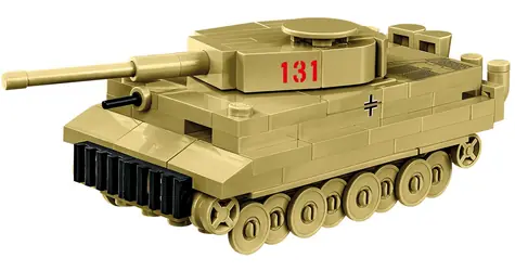 Cobi 3095 II WW Tiger I 131 / 144 kostki / 1:72 / od 6 lat