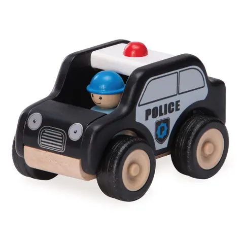 Drewniany miniaturowy pojazd patrolowy Wonderworld