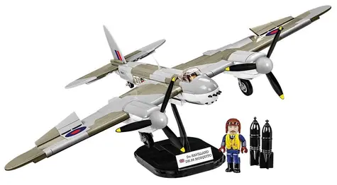 Cobi 5735 II WW De Havilland DH.98 Mosquito / 710 kostek / 1 figurka / 1:32 / od 9 lat
