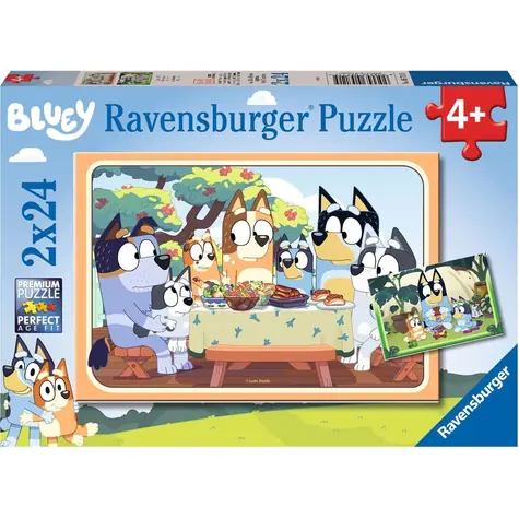 Ravensburger Bluey / 2x24 elementy / od 4 lat