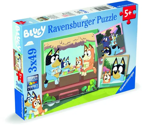 Ravensburger Bluey / 3x49 elementów / od 5 lat