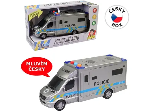 MaDe 10709 Radiowóz na baterie / 19,5 cm / światło i dźwięk / od 3 lat