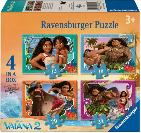 Ravensburger Disney: Moana 2 / 4w1 / od 3 lat