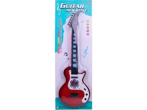 Gitara elektryczna MaDe z baterią, muzyką i światłem / 54 cm / od 3 lat