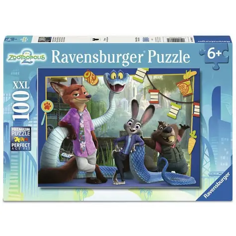 Ravensburger Zootropolis: Miasto zwierząt / 100 elementów / od 6 lat