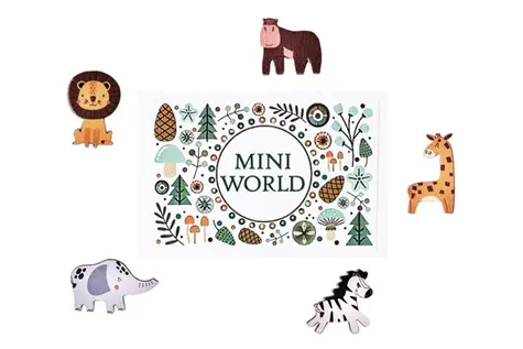 BeWooden Mini Świat - Dzicz