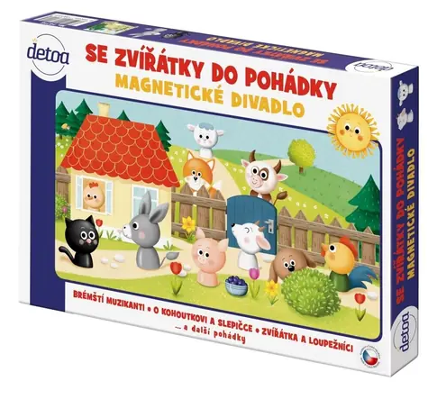 Teatr magnetyczny Detoa ze zwierzętami z bajek