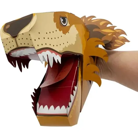 Zestaw kreatywny Fiesta Crafts 3D Puppet Lion