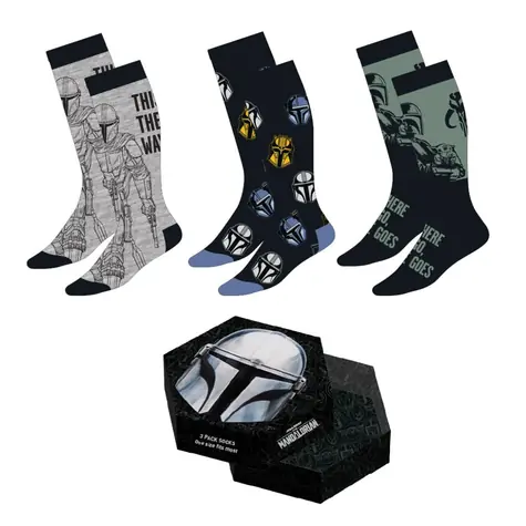 Skarpetki Star Wars Mandalorian 3 pary / rozmiar 38-45