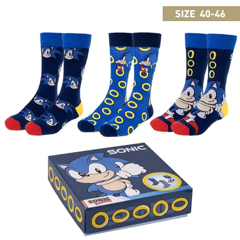 Cerdá Sonic 3 pary / rozmiar 40-46