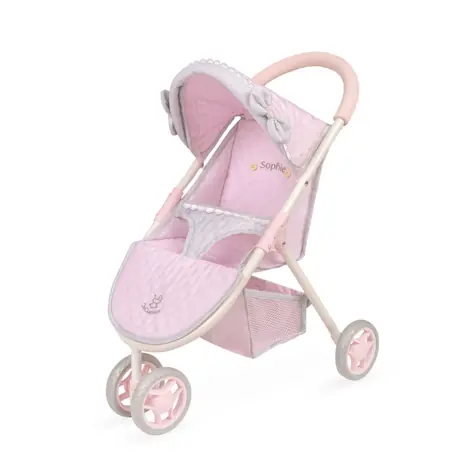 DeCuevas 90275 Wózek sportowy dla lalek, trójkołowy Sophie 2025 - 55 cm
