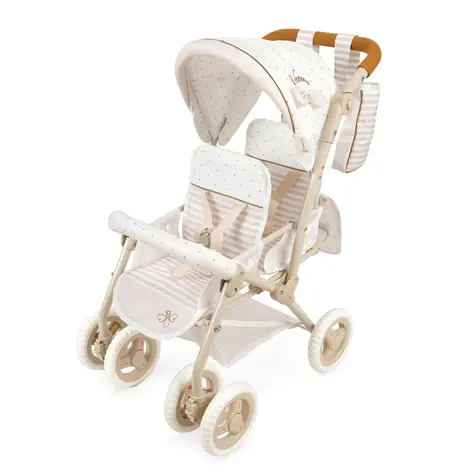 DeCuevas 90378 Wózek spacerowy dla bliźniaków z torbą Verona 2024 - 72 cm